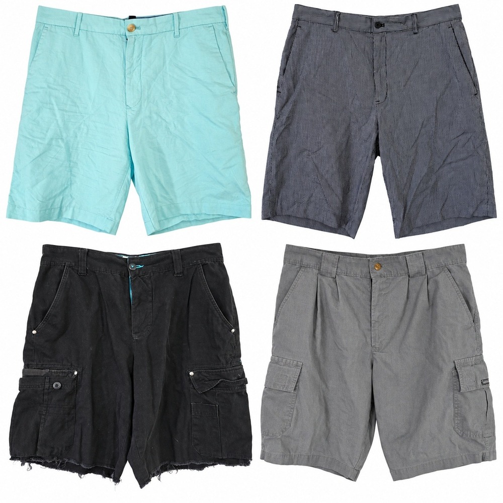Mixed Brands Lot of 4 Men's Waist 36 Casual Shorts IZOD Michael Kors Chino Cargo